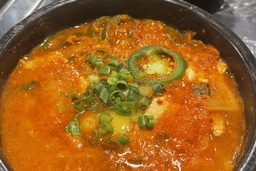 Kimchi Soon Doo Boo Soft Tofu Soup From Korea House Marysville