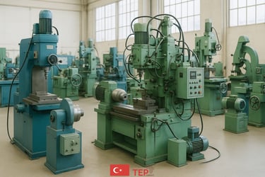 a large group of machines