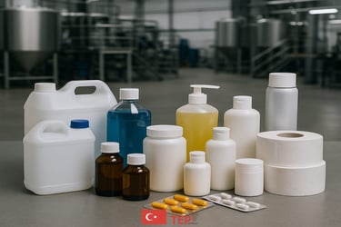 a variety of bottles of medicine and other medical supplies