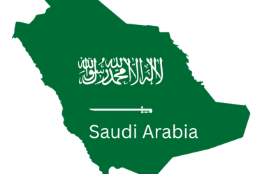 Map of Saudi Arabia