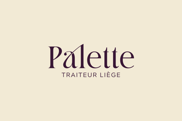Palette - traiteur Liège - identité visuelle par Soleado studio