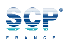 Logo de l'entreprise SCP, partenaire d'Aquaref Piscine
