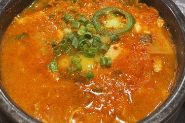 Kimchi Soon Doo Boo Soft Tofu Soup From Korea House Marysville