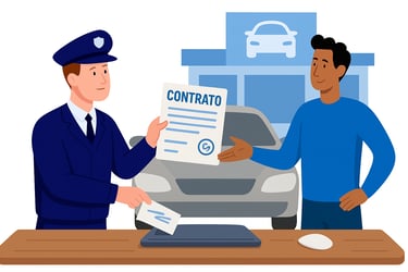 Contrato de compra e venda digital para revendas de veículos com segurança e praticidade