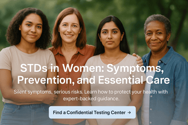 a group of women standing in front of a tree