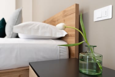 Camera moderna per un soggiorno in autonomia, in coppia, in famiglia e piccoli gruppi di amici