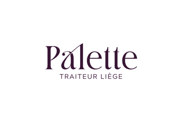 Palette - traiteur Liège - identité visuelle par Soleado studio