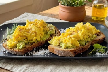 How to make avocado toast breakfast