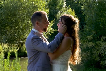 echange regard filmé par videaste de mariage dinan