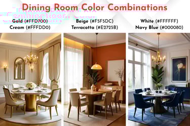 Best Dining Room Color Combinations