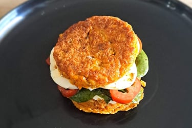 burger carotte petit déjeuner breakfast 