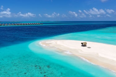 kudadoo maldives private island arial