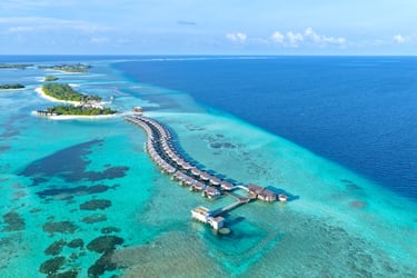 Ozen Life Maadhoo Maldives arial view