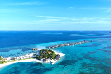 Ozen Life Maadhoo Maldives arial view