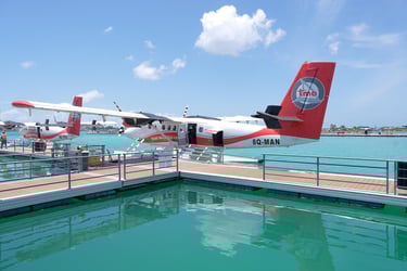 Hurawalhi Maldives seaplane terminal