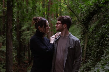 Couples Portraits in Joaquin Miller Park, Oakland