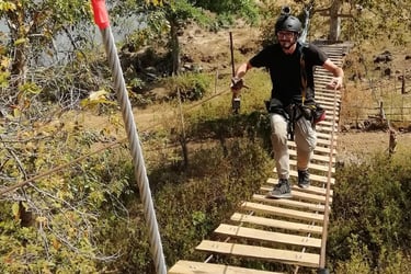 Ziplines & Adventure Park in Tad Lo