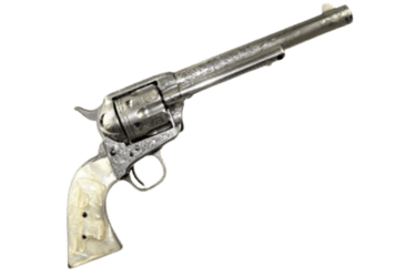 Antique silver pistol. 