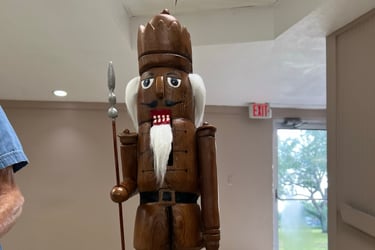 Nut cracker carved by Rudy Soltesz