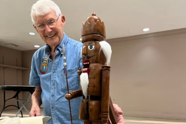 Nut cracker carved by Rudy Soltesz