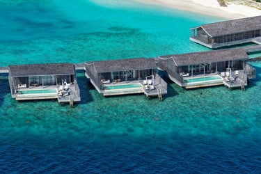 kudadoo maldives arial overwater villas