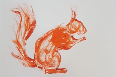 Painting by a Student