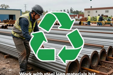 Compromiso de sostenibilidad y economía circular en el taller de cerrajería y acero inoxidable de acerodosj en Dos Hermanas,
