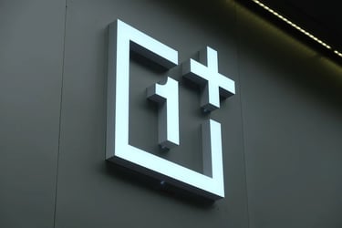 China's OnePlus flagship store sign