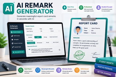 AI Remark Generator for report card remarks