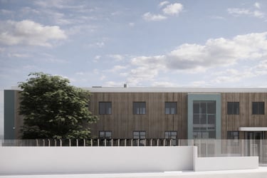 Crèche des hautes Bornes Orly 94 réhabilitation thermique extension aménagement mise aux normes ERP