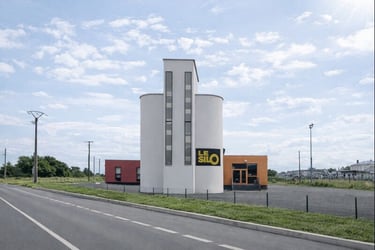 Le silo verneuil sur avre 27 Transformation ancien silo pole musiques actuelles escalade