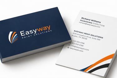 Custom printing consultation for local businesses and organizations