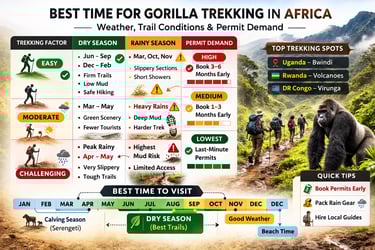 best time for gorilla trekking in africa