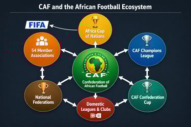 caf and african football governance structure