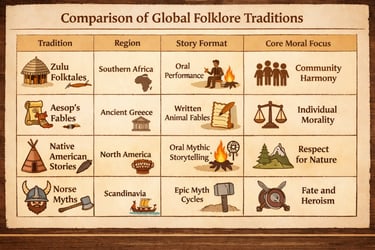 global folklore traditions comparison