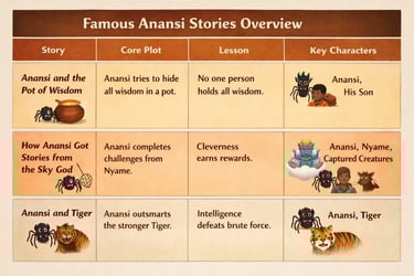 overview of famous anansi stories
