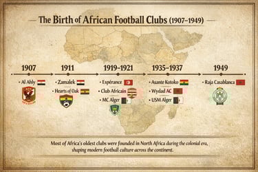 The birth of African football clubs
