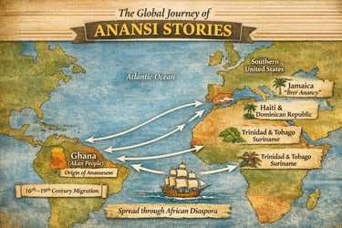 The global journey of Anansi stories