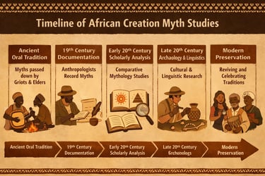 timeline of african creation myth