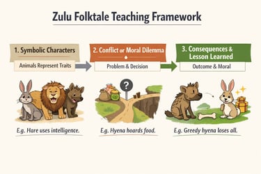 zulu folktale teaching framework