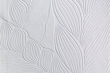 Close-up of Weave White wall print in Dimense Matt media