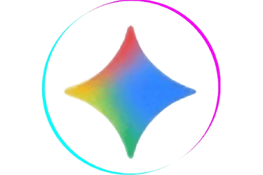 Google Gemini AI main search engine and logo