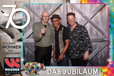 70. jähriges Jubiläum bei Wagner Wohnen in Barrien. Hier das 