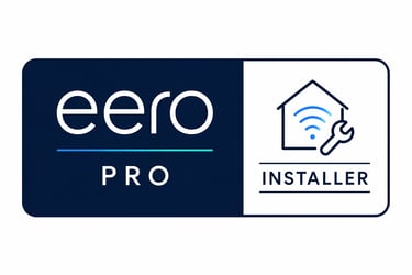 ertified eero Pro installer for advanced mesh Wi-Fi networks.
