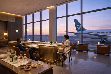 Premium airport lounge