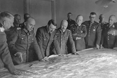 video thumbnail showing Adolf Hitler looking at a map