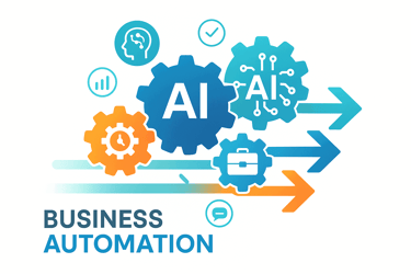 Business automation and efficiency improvement through AI-powered solutions