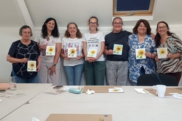 art Workshop photo of the artists