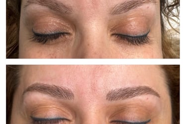 Microblading / Plockning av bryn i Järfälla Stockholm