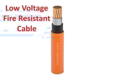 Low Voltage Fire Resistant and Flame Retardant Cable